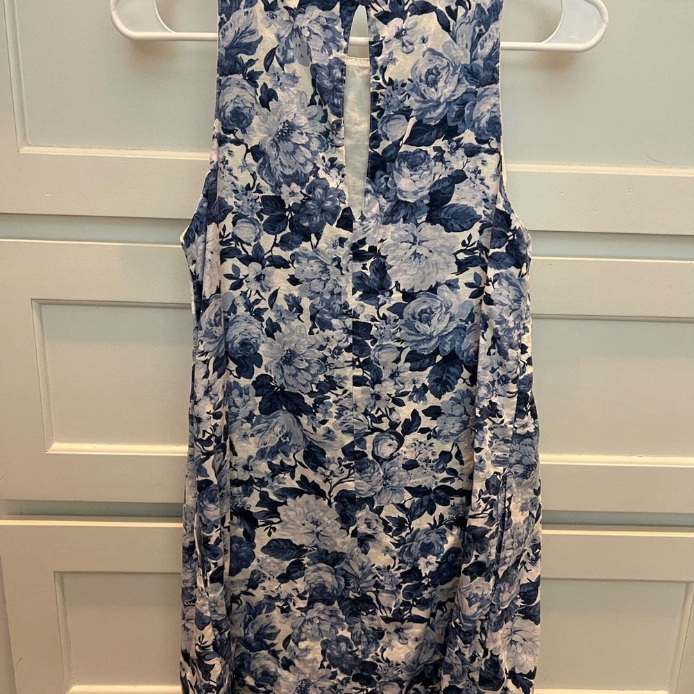 Abercrombie & Fitch Blue Floral Dress - Picture 2 of 3